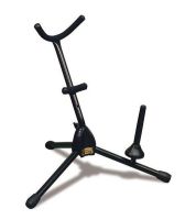 Hamilton, Classic - KB960 Alto or Tenor Sax Stand with Flute or Clarinet Peg - Black