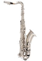 Ravel RTS202 Student Bb Tenor Saxophone with High F# (Finish: Sand Blasted Nickel)